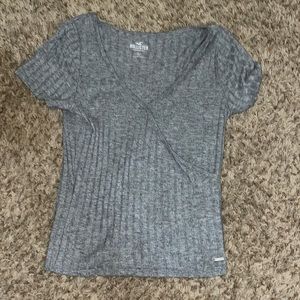 Grey Hollister top